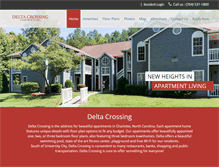 Tablet Screenshot of liveatdelta.com